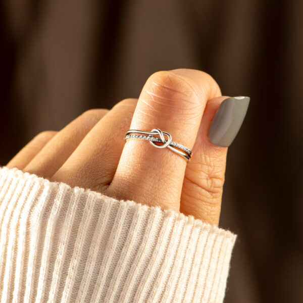 Double Band Knot Ring 4