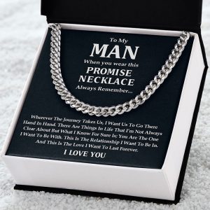 To My Man - This Is The Love I Want To Last Forever | Cuban Link Chain Necklace