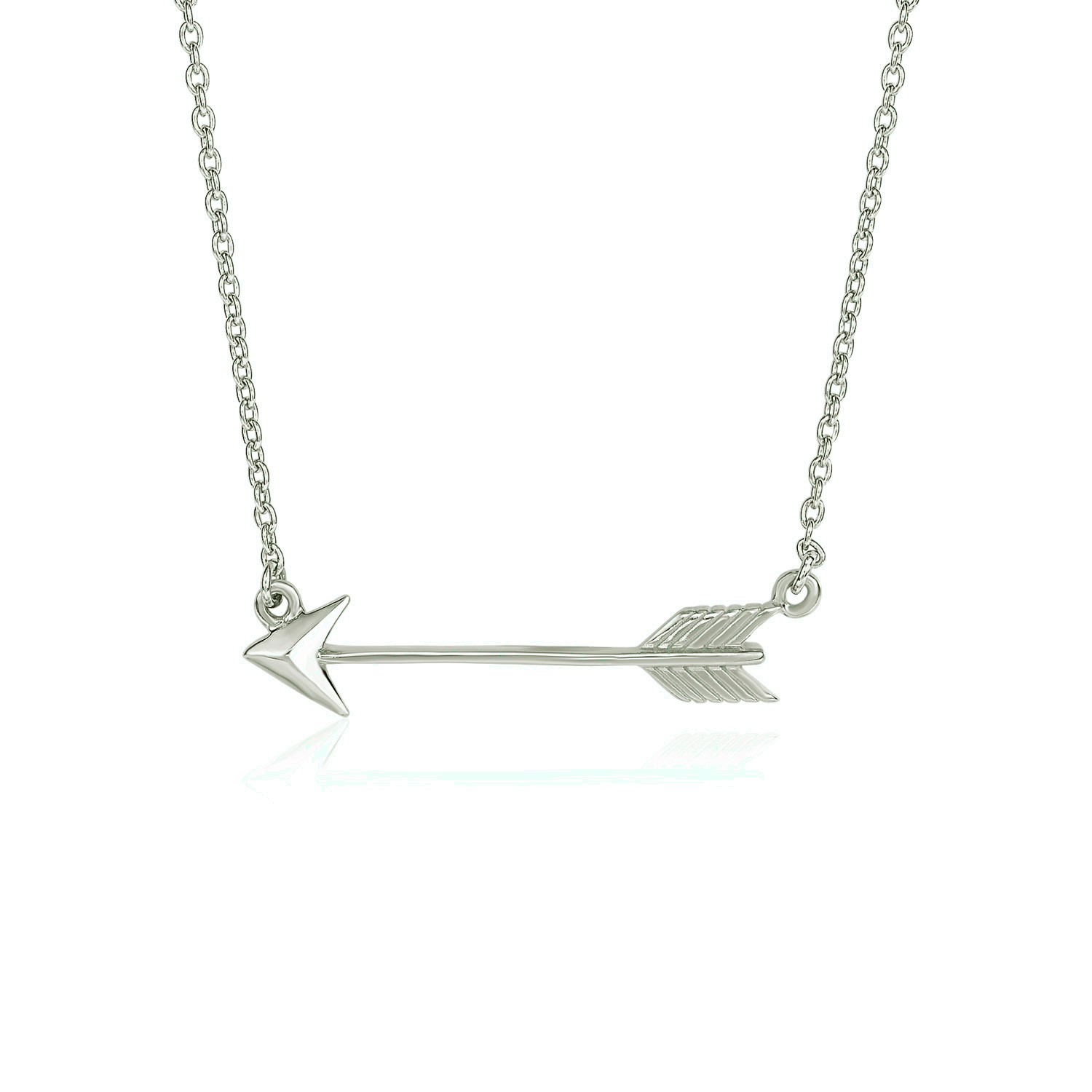 d11043042-1-2-1-1-1-1-2-1-1-1-1-1-1-1-1.jpg Necklace with Arrow in Sterling Silver - Image 1