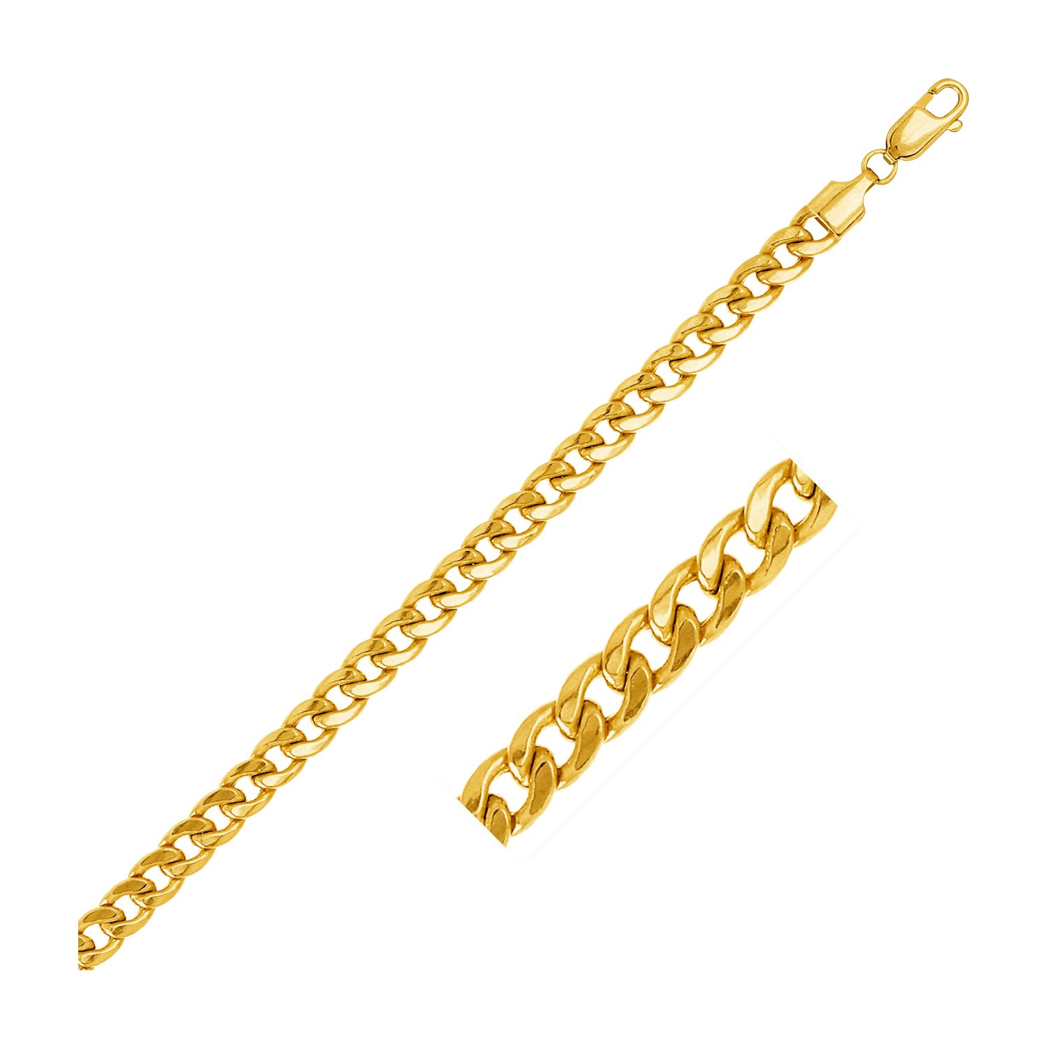 d11654563-1-4-1-1-1-1-1-1-1-1-1-1-1-1-1-1.jpg 5.5mm 10k Yellow Gold Light Miami Cuban Chain - Image 1