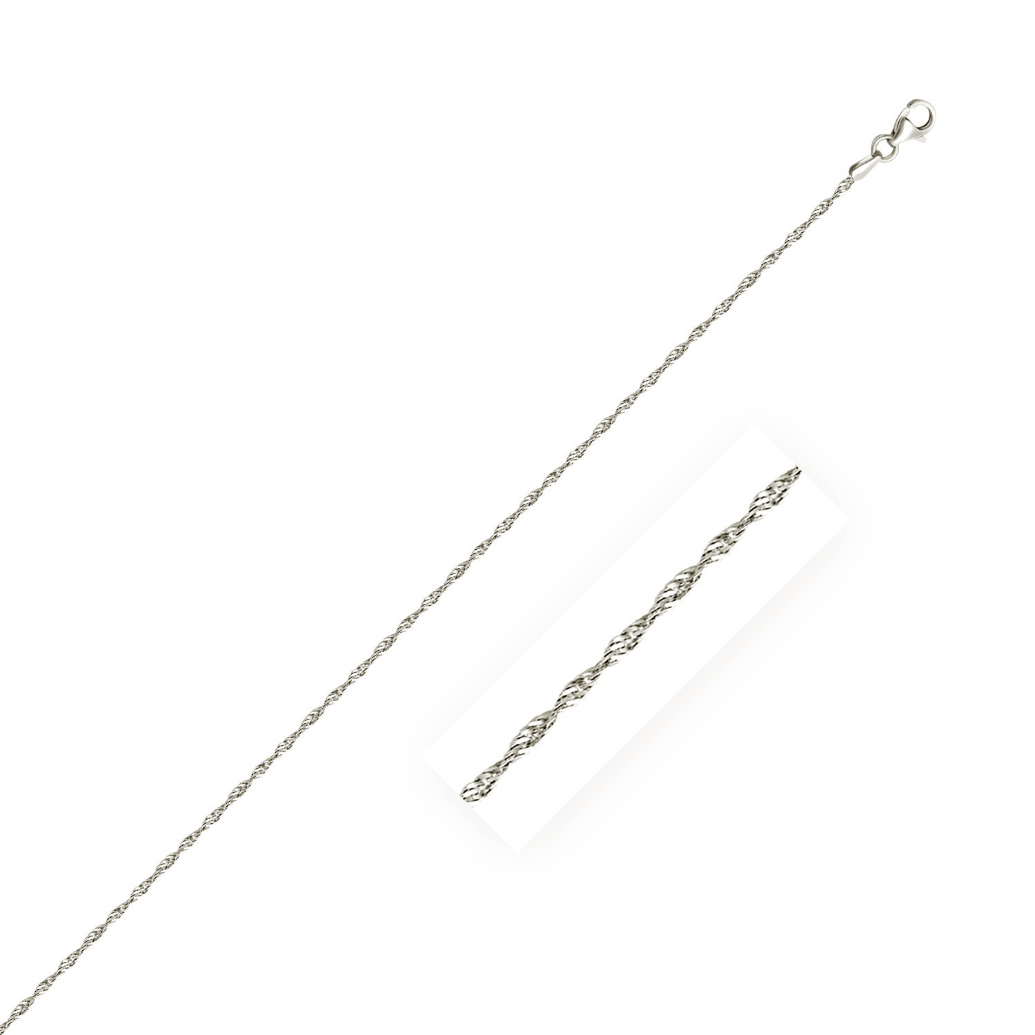d152360-1-4-1-1-1-1-1-1-1-1-1-1-1.jpg Sterling Silver 1.6mm Singapore Style Chain (1.50 mm) - Image 1
