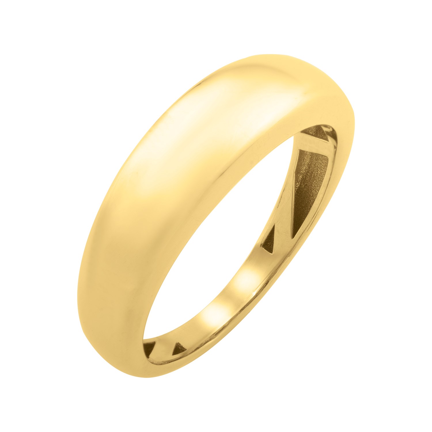 d47275763-1-2-1-1-1-1-1-1-1-1.jpg Graduated Dome Ring in 14K Yellow Gold (5.80 mm) - Image 1