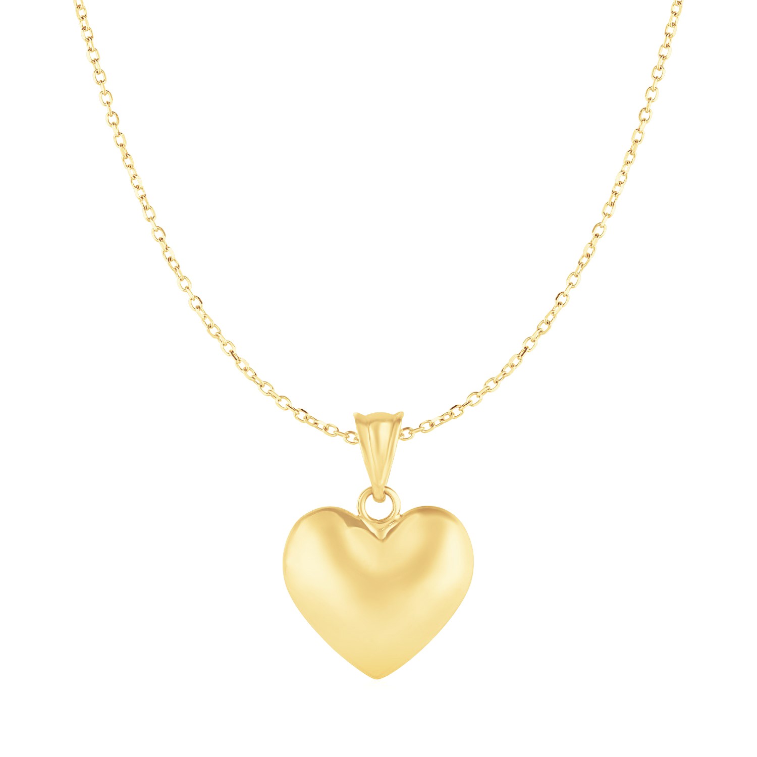 d48428096-1-2-1-1-1-1-1-1-1-1.jpg Puffed Heart Pendant in 10k Yellow Gold - Image 1