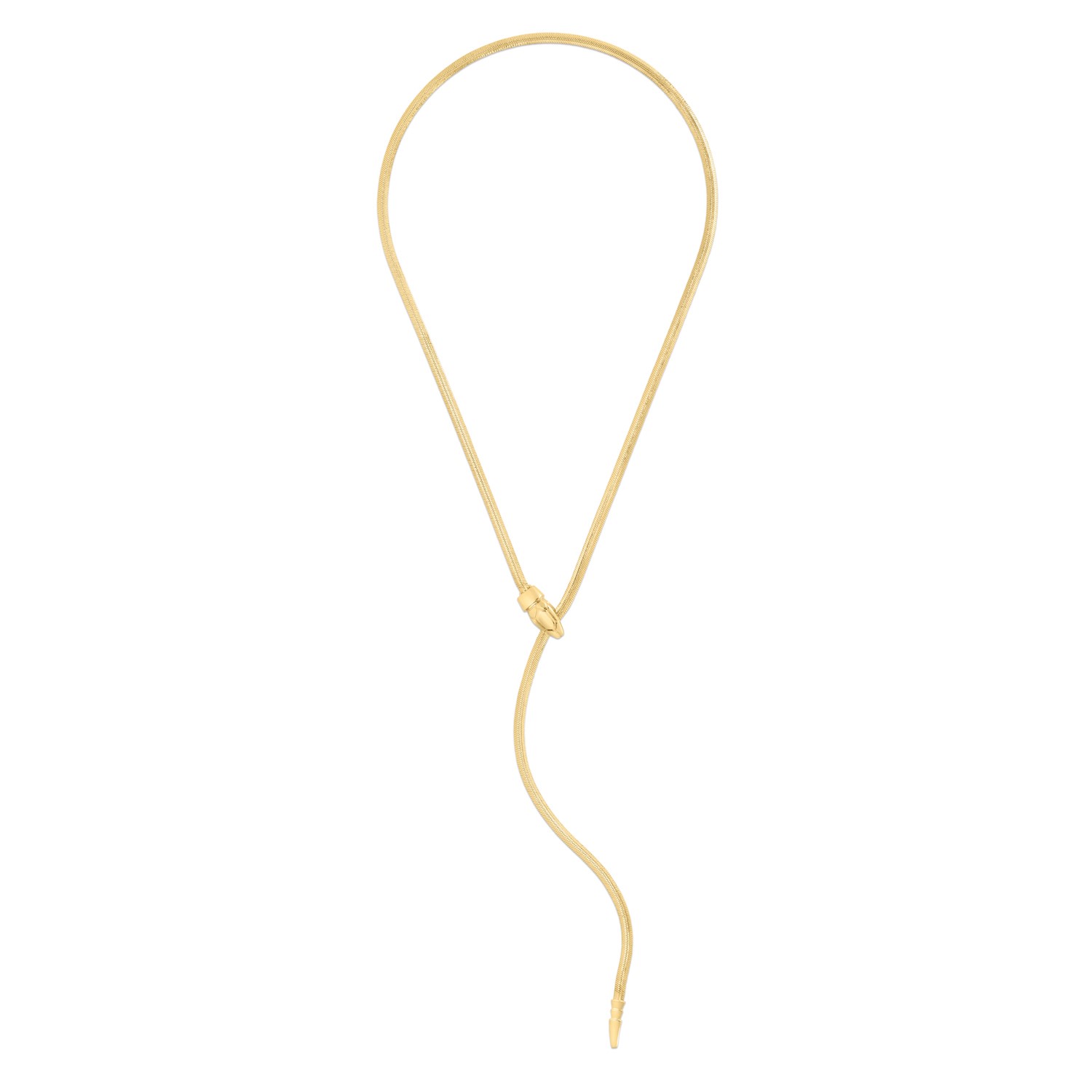 d61943248-1-2-1-1-1-1-1-1-1-1-1.jpg 14k Yellow Gold Serpent Necklace - Image 1