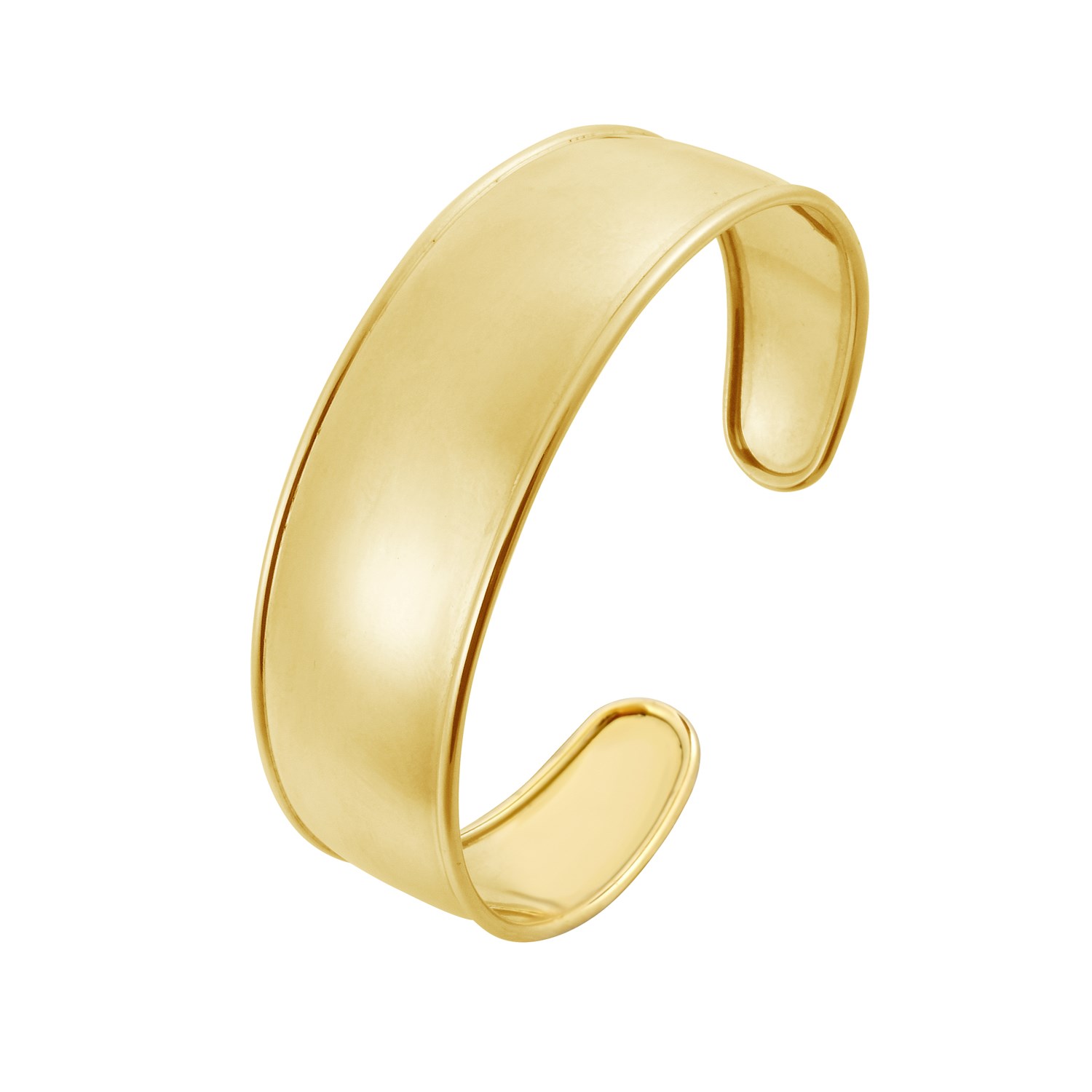 d63327401-1-1-1-1-1-1-1-1-1-1-1.jpg Designer Classic Cuff Bangle in 14K Yellow Gold (20.40 mm) - Image 1