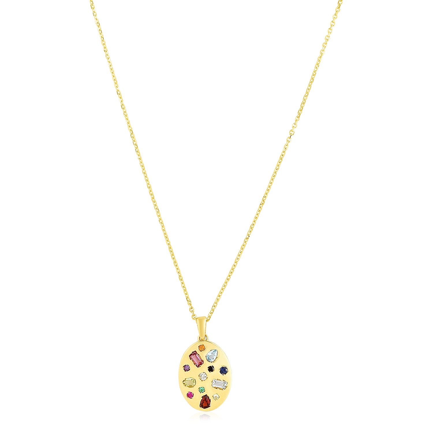 d64082036-1-2-1-1-1-1-1-1-1-1-1.jpg 14k Yellow Gold High Polish Oval Gemstone Inlay Necklace - Image 1