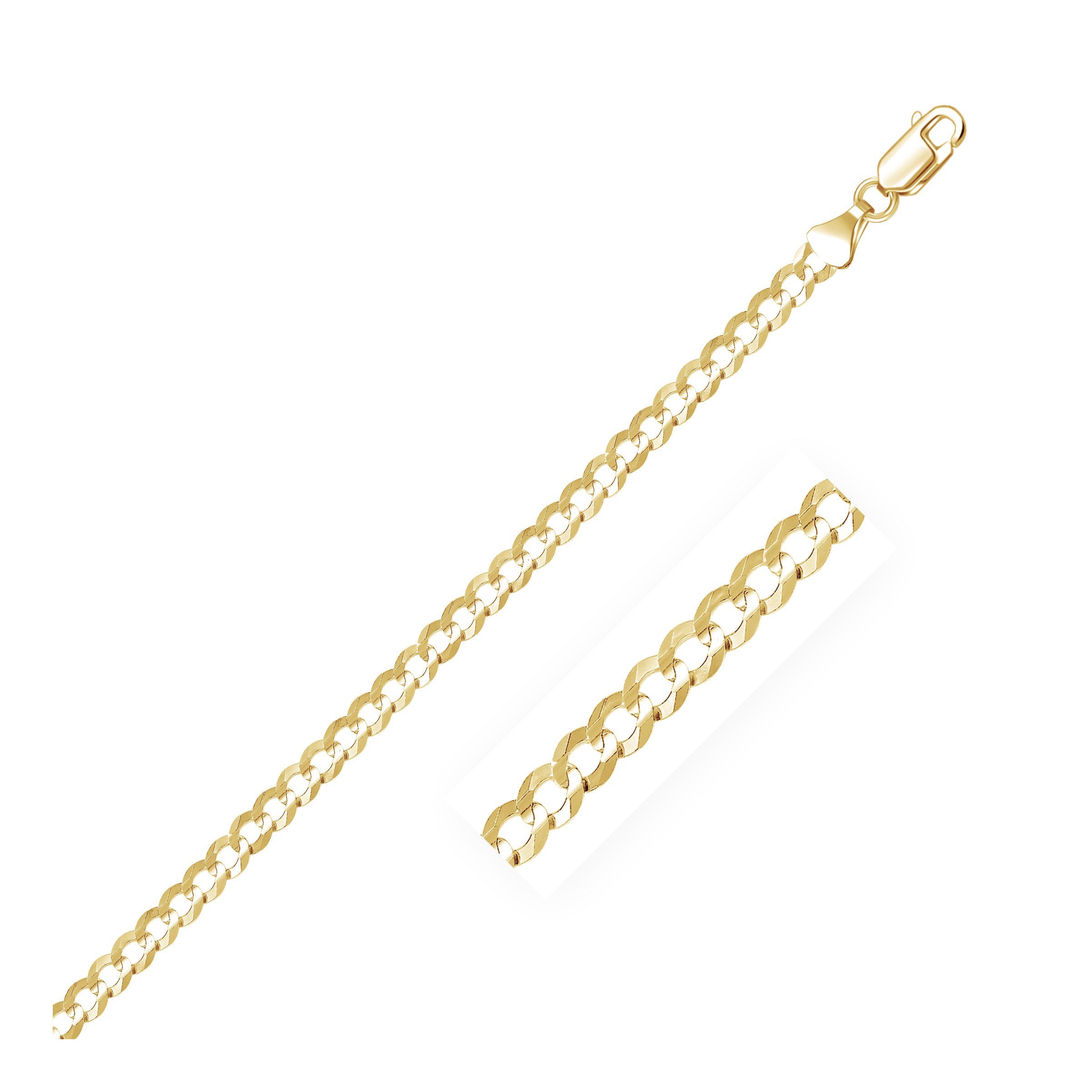 d141119-1-4-1-1-1-1-1-1-1-1-1-1-1-1-1-1-1.jpg 10k Yellow Gold Curb Chain (4.70 mm) - Image 1