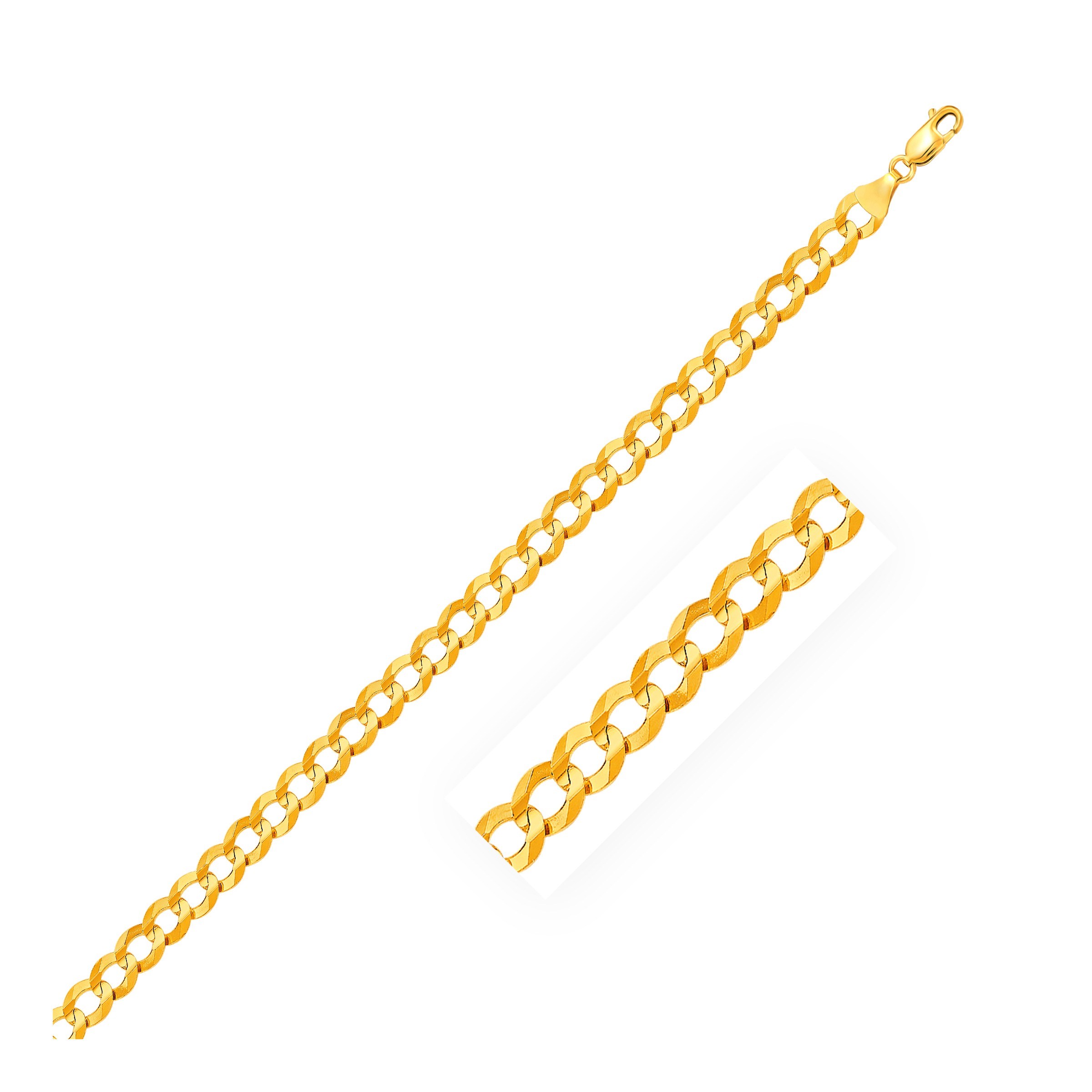d177719-1-5-1-1-1-1-1.jpg 10k Yellow Gold Curb Chain (3.60 mm) - Image 1