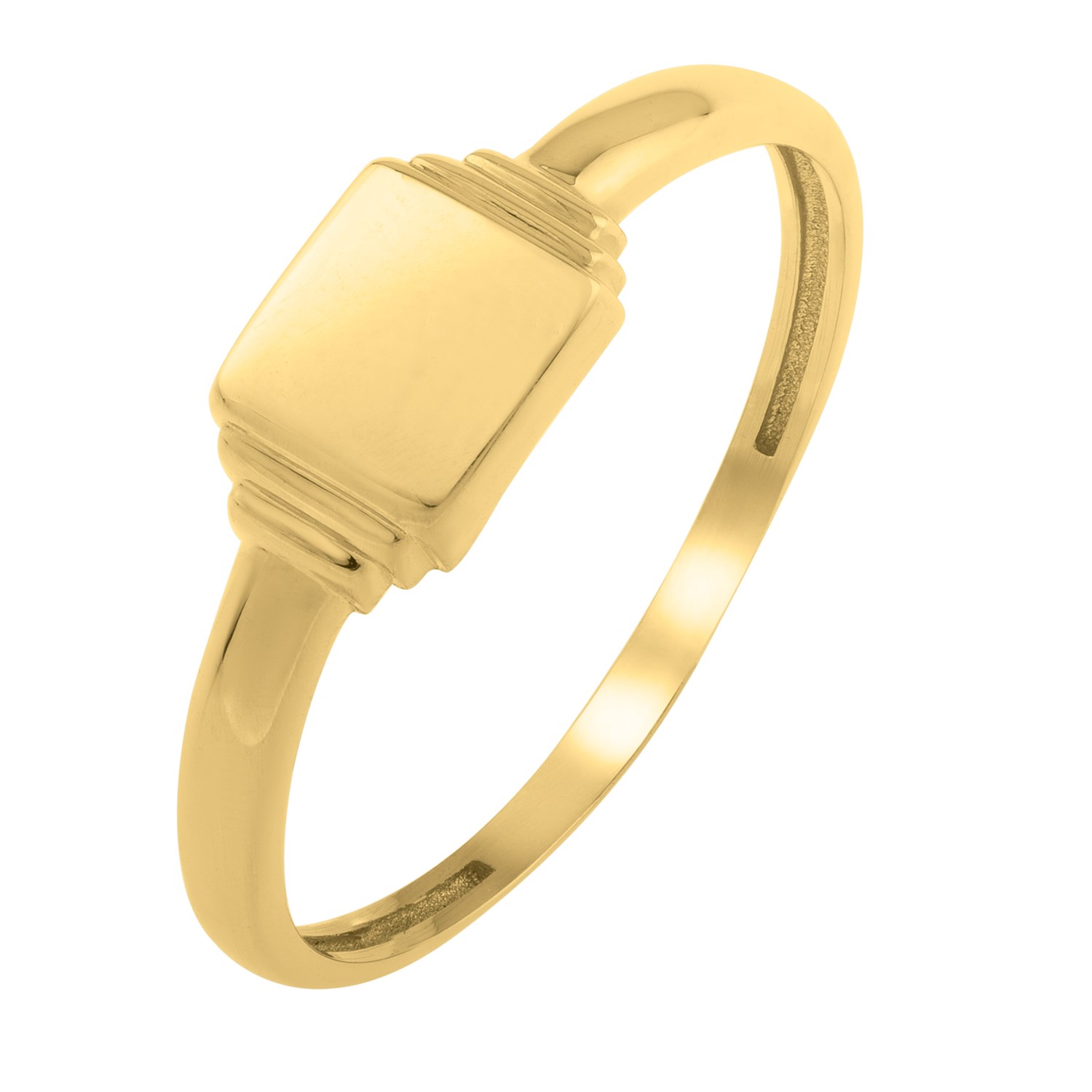 d50632372-1-2-1-1-1-1-1-1-1-1-1.jpg Mini Signet Ring in 14K Yellow Gold (2.00 mm) - Image 1
